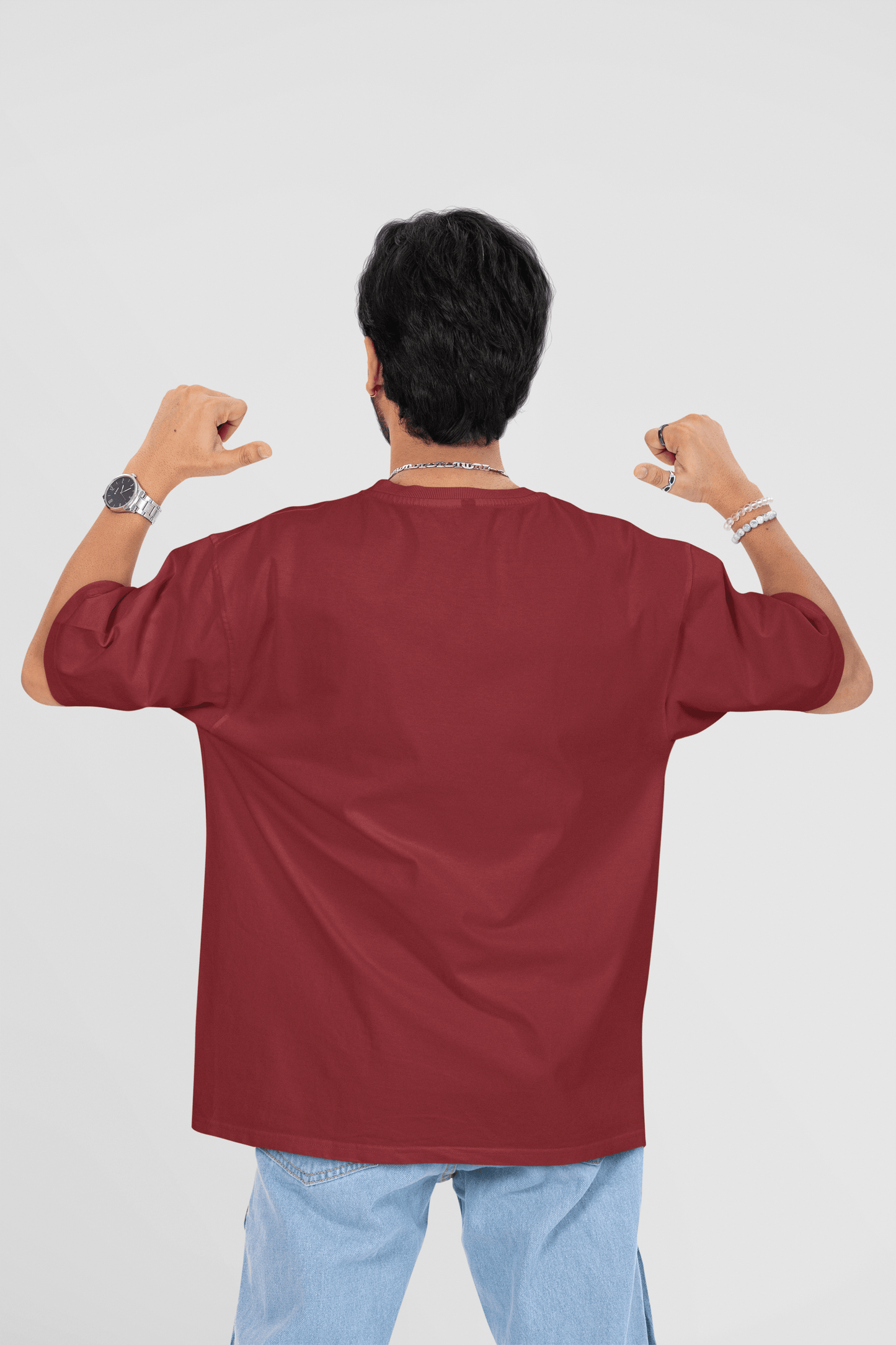 Premium Maroon Oversized T shirt